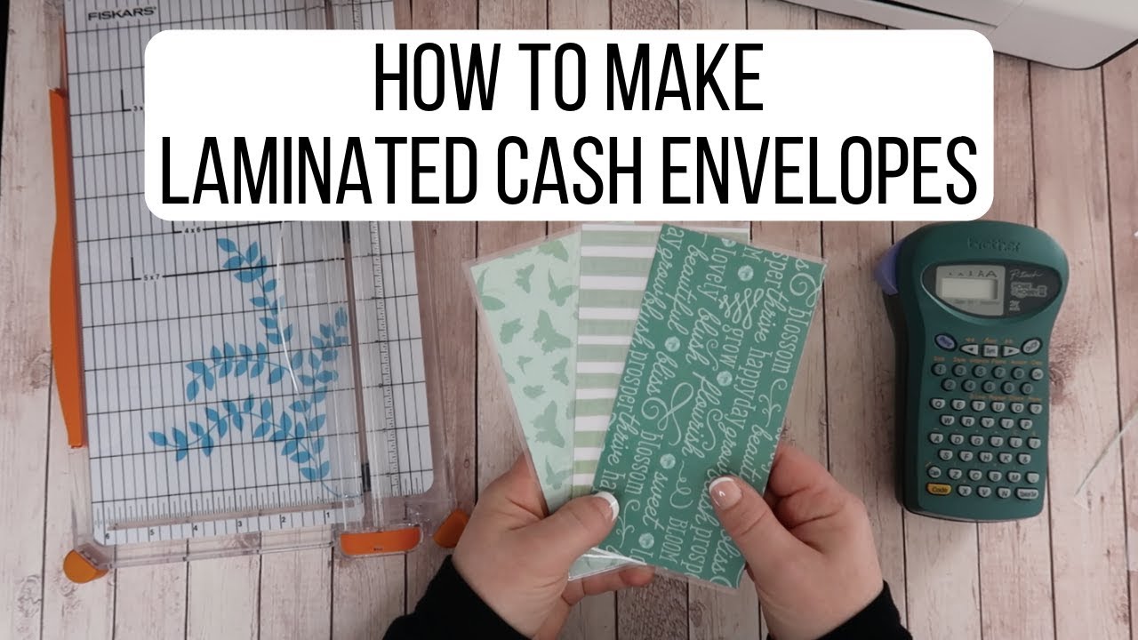 Make Your Own Laminated Cash Envelopes // Dave Ramsey Inspired