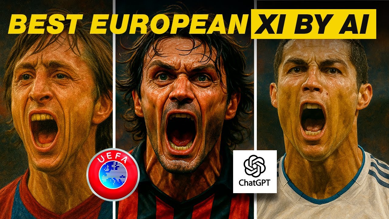 Greatest European XI of All Time | Selected by AI
