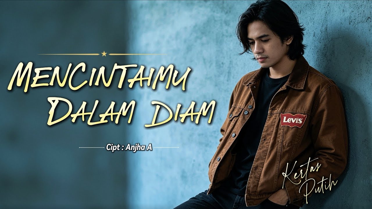 Mencintaimu Dalam Diam | Lagu Pop Melayu Sedih Tentang Cinta Rahasia || Anjha A ( Lyric Video )