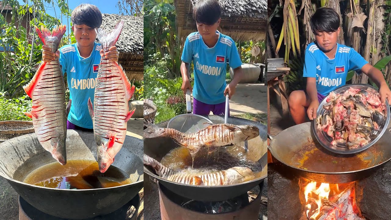 Yummy big Bra fishes cooking / Homestyle cooking / Cook and Eat