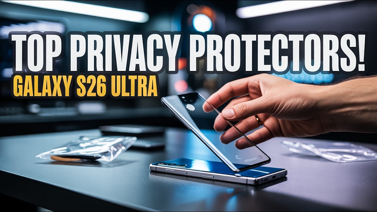 Топ-7 лучших защитных пленок для экрана Galaxy S26 Ultra с функцией защиты конфиденциальности!