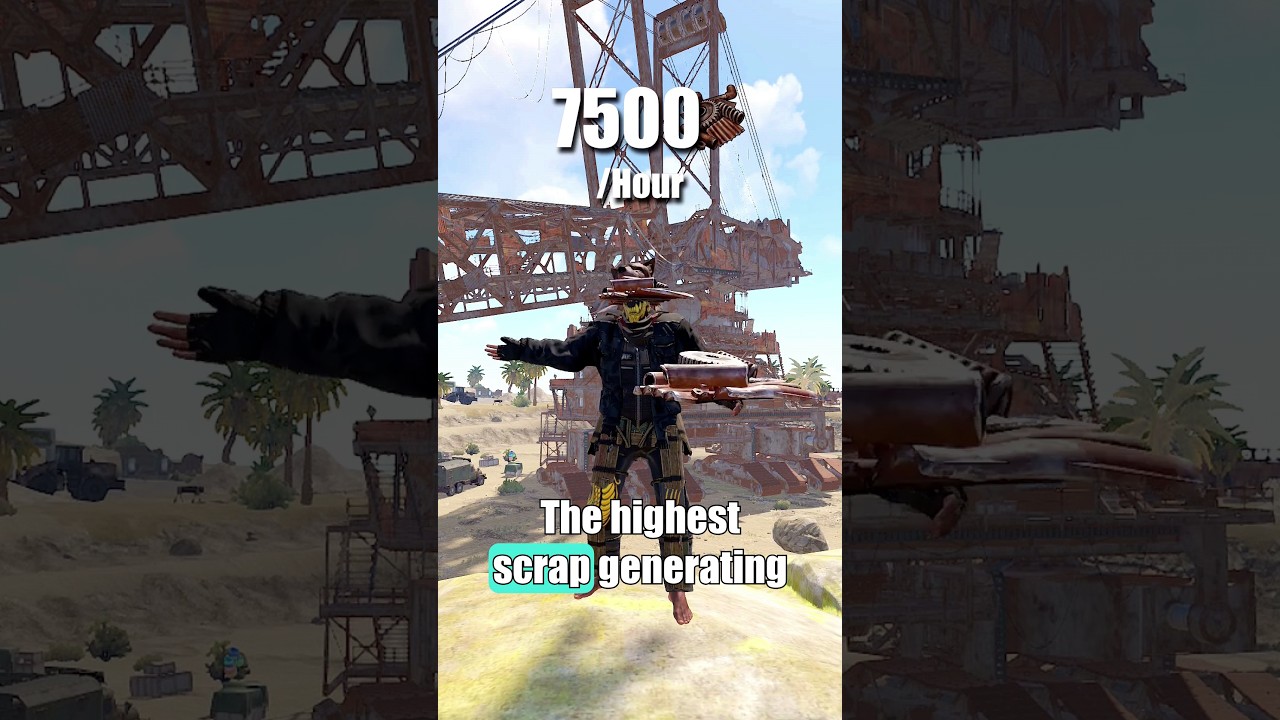 7,500 Scrap per Hour At This Monument in Rust! #rust #rustshorts #rusttips