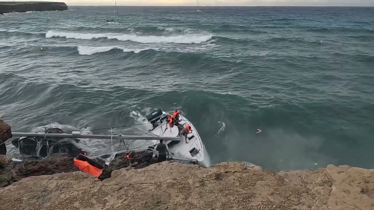 TEMPORAL CALA SAONA FORMENTERA  2024