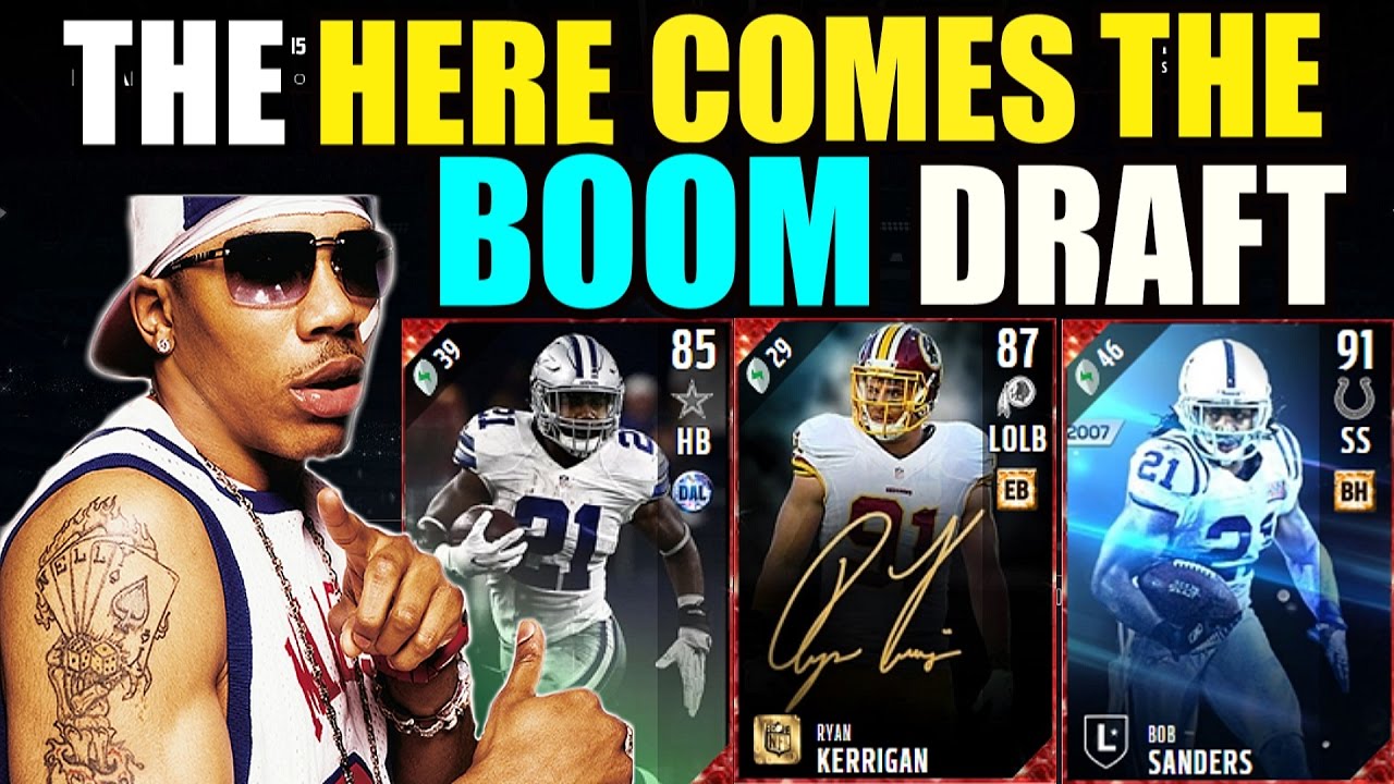 THE HERE COMES THE BOOM DRAFT!!! HIGHEST HIT POWER IN EVERY ROUND! Madden 17 Draft Champions
