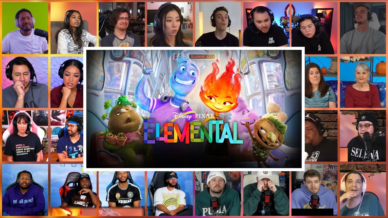 Elemental (2023) Movie Reaction Mashup