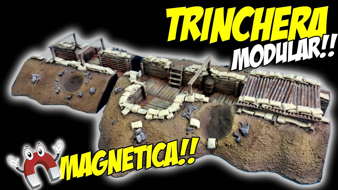 EP #49. ¡¡COMO HACER TRINCHERAS MODULARES!!. Magnetic modular trech