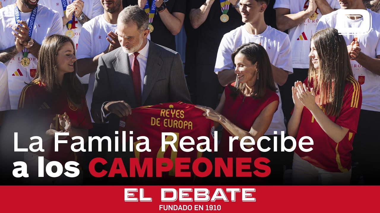 La Familia Real recibe a la selección española: «España se merecía esta alegría»