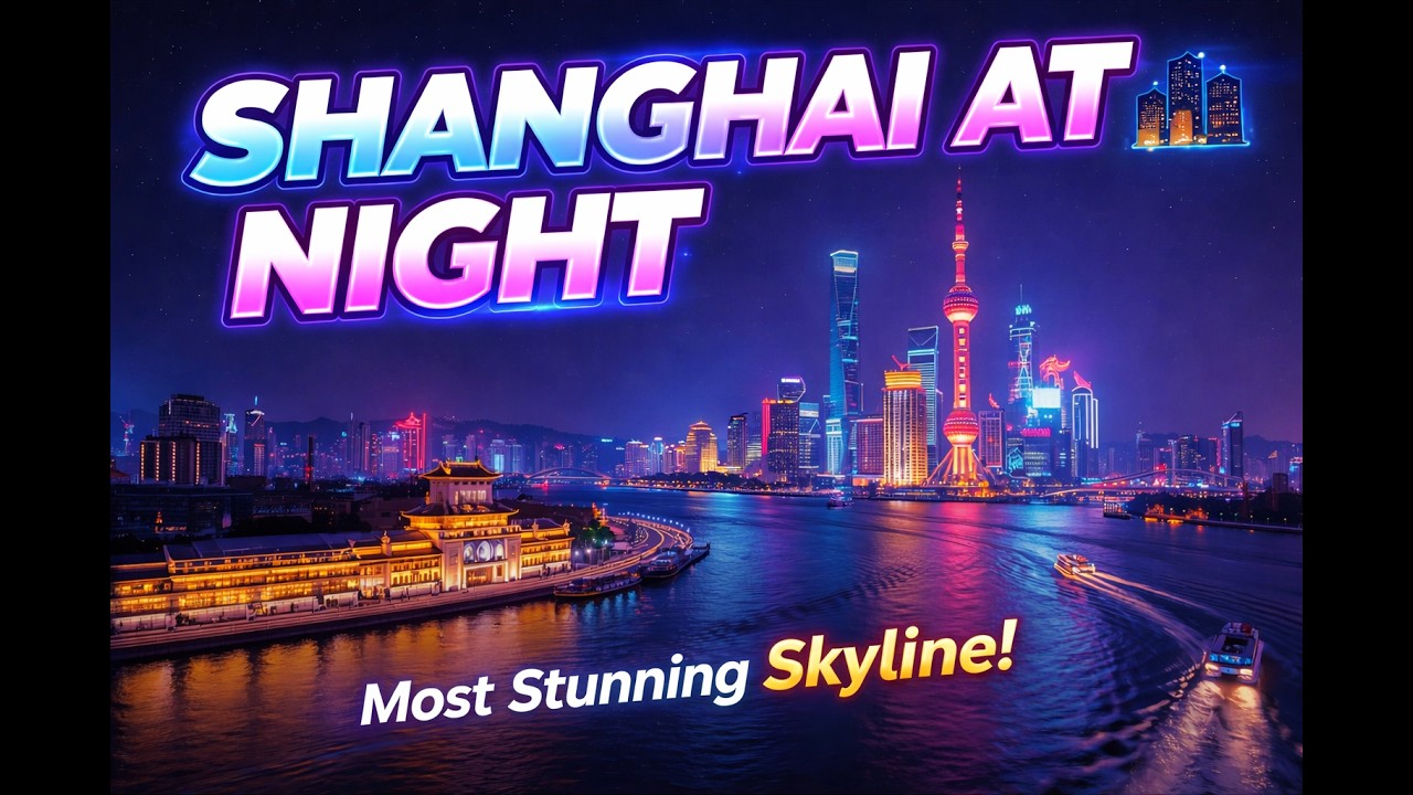 Shanghai at Night | The Bund & Huangpu River – China’s Most Stunning Skyline