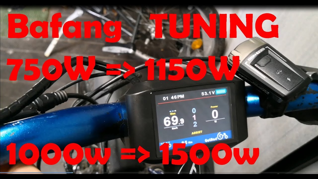 Bafang Tuning Programmierung  Deutsch BBS02 BBSHD 500w 750w 1000w E-Bike Mittelmotor