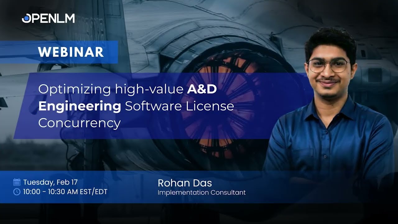 Optimizing high value  Aerospace & Defense Engineering Software License Concurrency