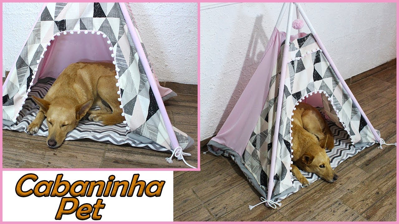 Cabaninha para Pet - DIY - Caminha Pet
