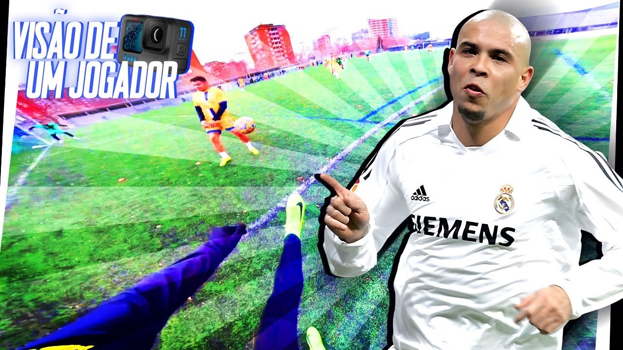 UM DIA NA VISÃO DO RONALDO FENÔMENO PELO REAL MADRID, FIZ GOL DE BIQUINHO! 