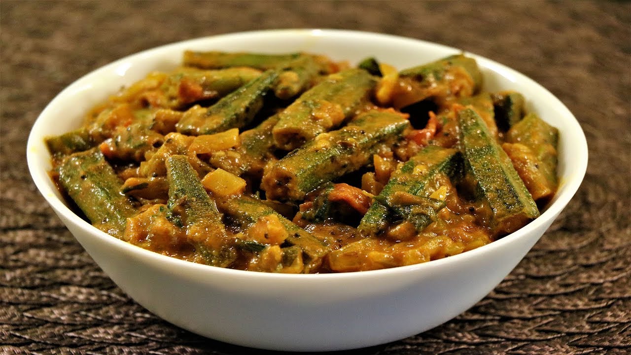 Bhindi Masala South Indian Style&nbsp;| Simple and Mild Curried Okra