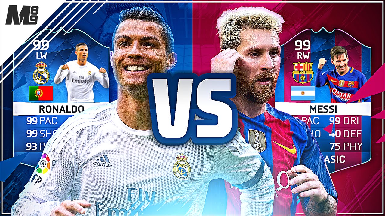 RONALDO VS MESSI | 99 RONALDO VS 99 MESSI | FIFA 16 ULTIMATE TEAM