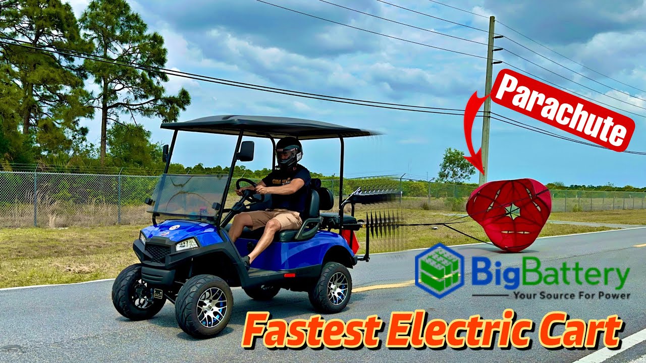 Golf Cart Battery Upgrade + REACTIONS