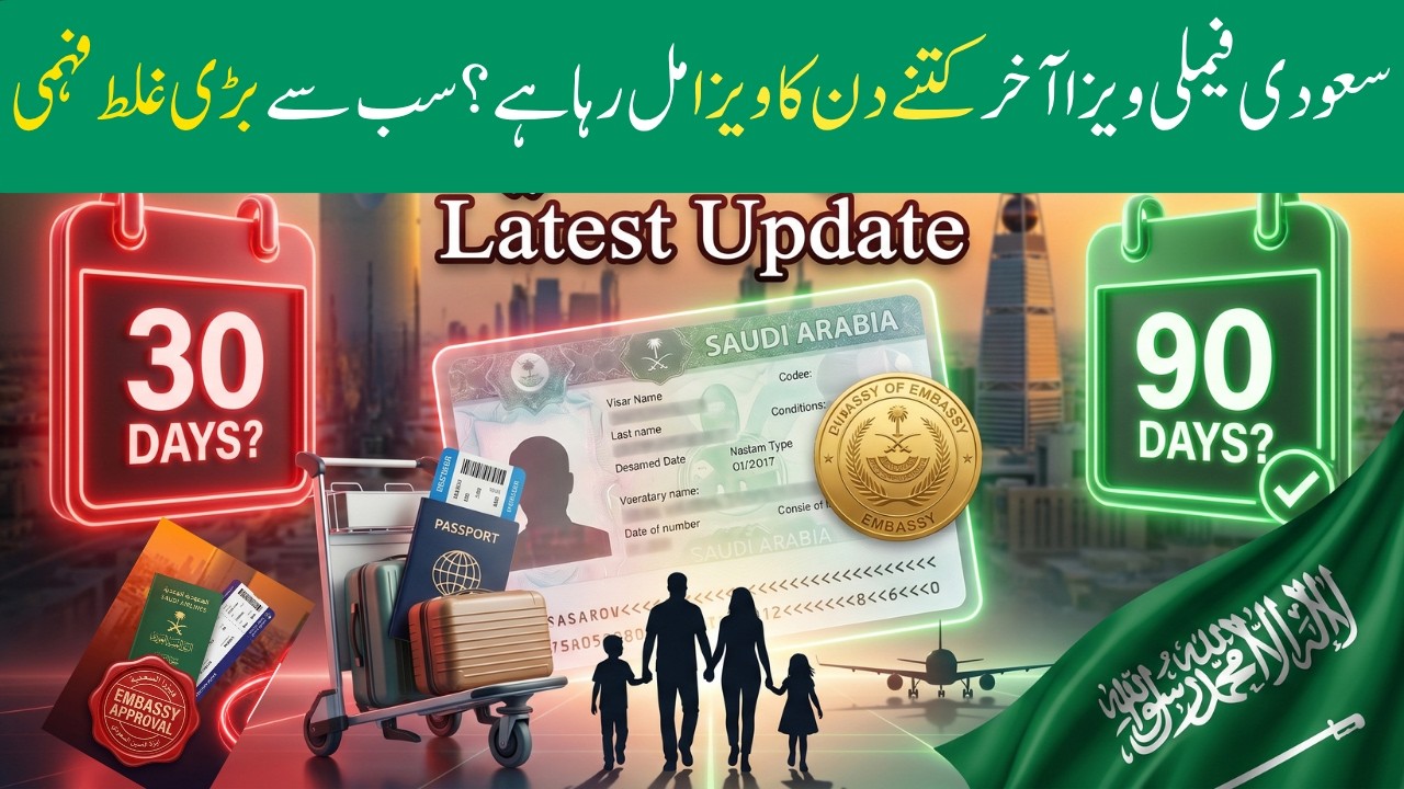 Saudi Family Visit Visa 2026 Latest Update | 30 Days or 90 Days Visa? Truth Revealed