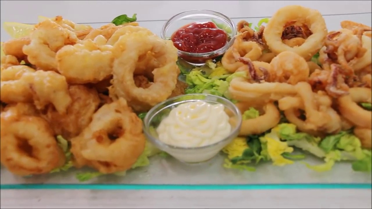 الكلماري المقرمش والطري بطريقتين الشيف نادية | Recette de Calamars frits