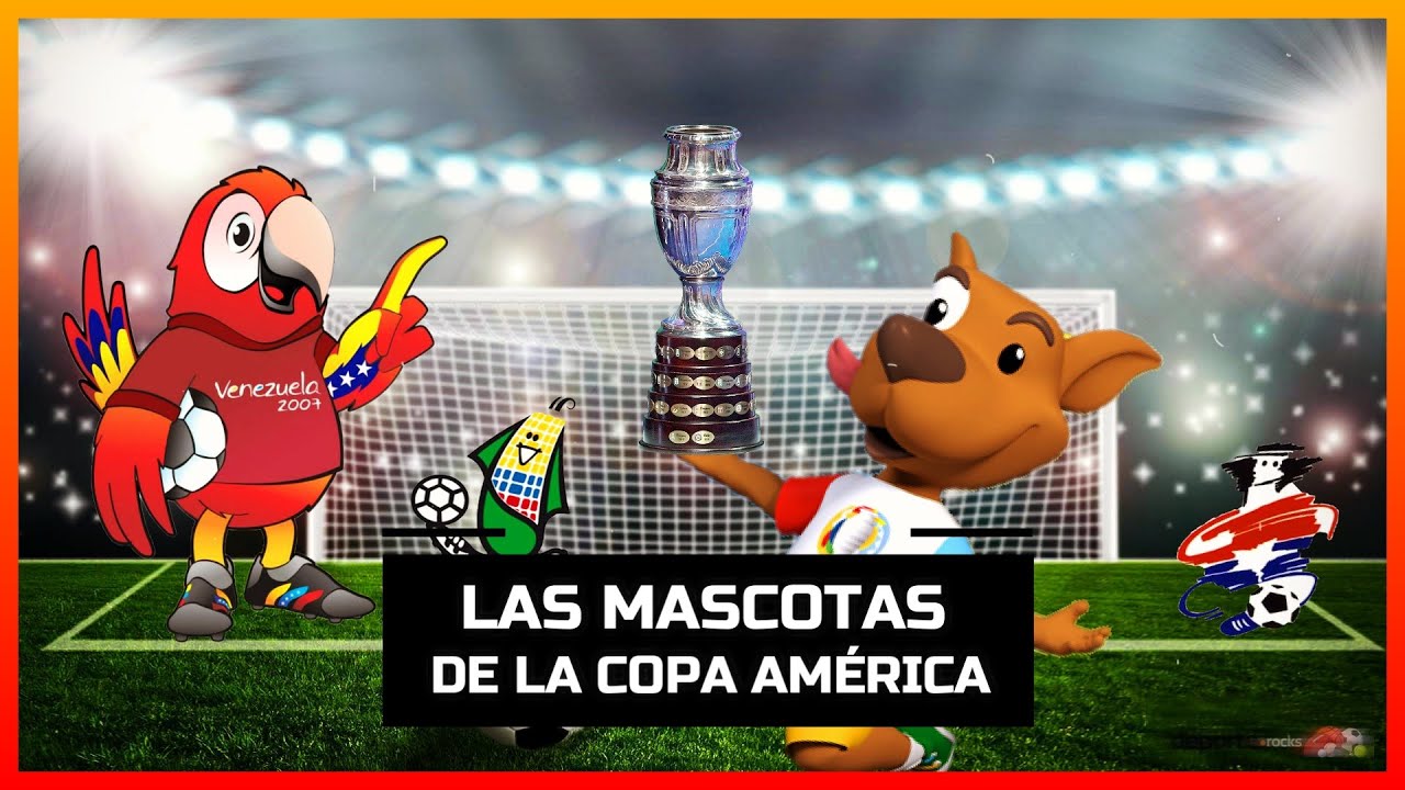 ⚽ Las MASCOTAS de la COPA AMÉRICA 🏆 (DE 1987 A 2021)