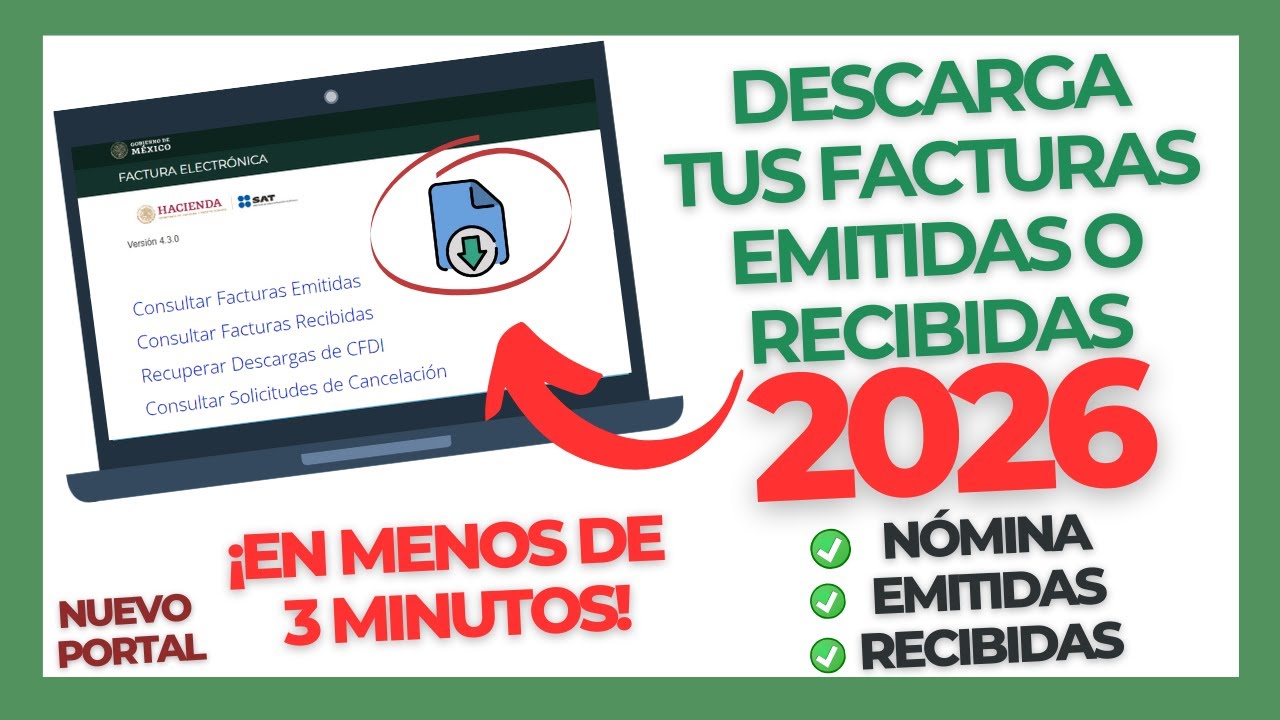 CONSULTA tus facturas CFDI emitidas o recibidas | SAT 2026