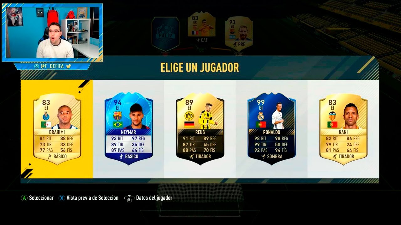 DIRECTO DE FUT DRAFT!!!! FIFA 17
