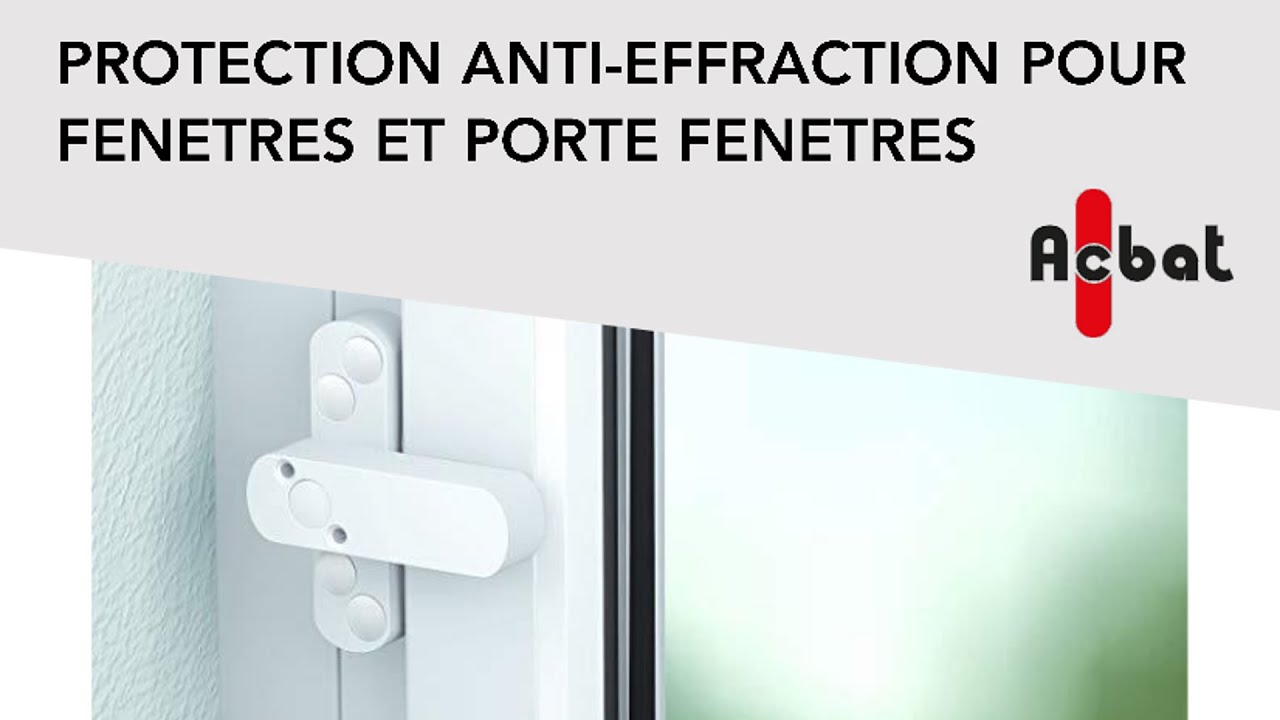 Verrou anti-effraction pour menuiserie PVC & Bois