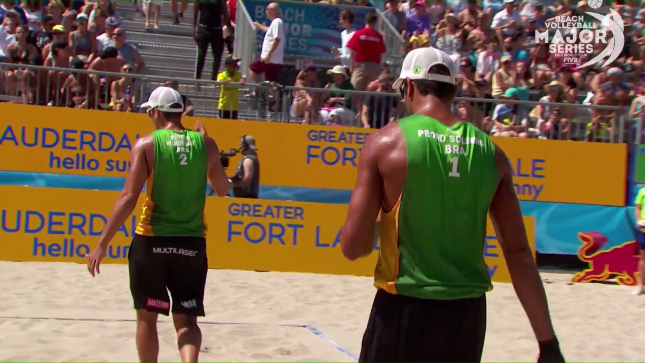 Pedro Solberg/George Wanderley vs Hyden/Brunner (Quarterfinals) FORT LAUDERDALE 2018