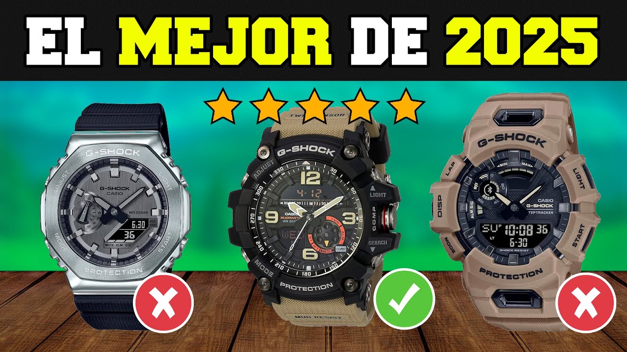 Los 3 Mejores Relojes Casio G-Shock de 2025