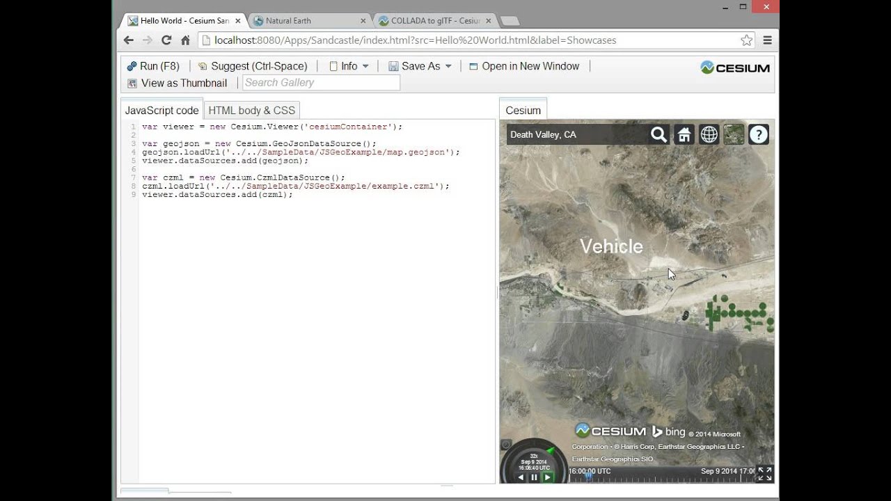 Building a Simple Cesium App