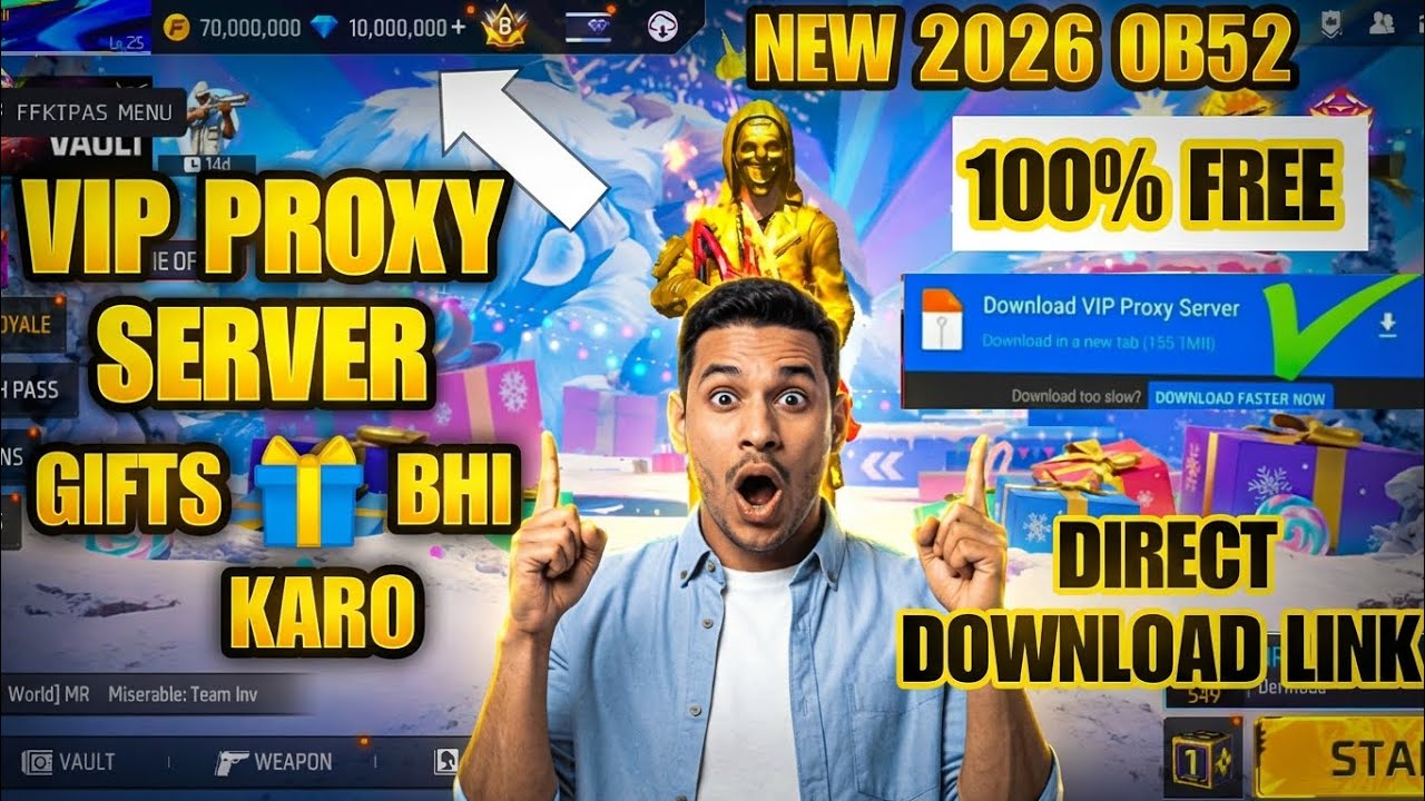 How To Download & Setup VIP Proxy Server in Free Fire (2026) 