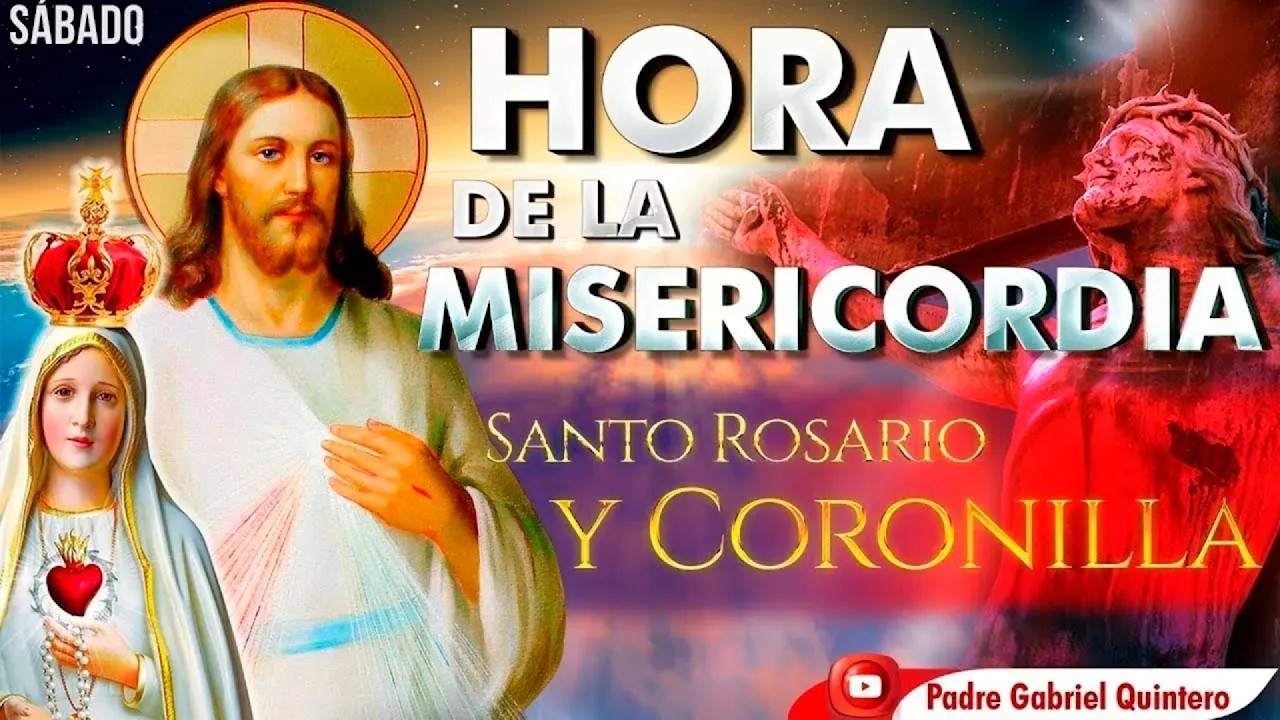🕒 Coronilla de la Divina Misericordia de hoy Sábado 21 de Febrero Hora de la Misericordia P. Gabriel