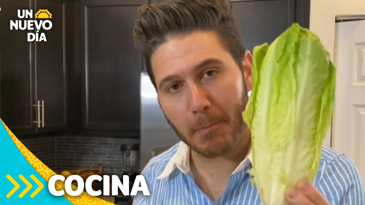 ¿Cómo es la forma correcta para lavar la lechuga? | Un Nuevo Día | Telemundo