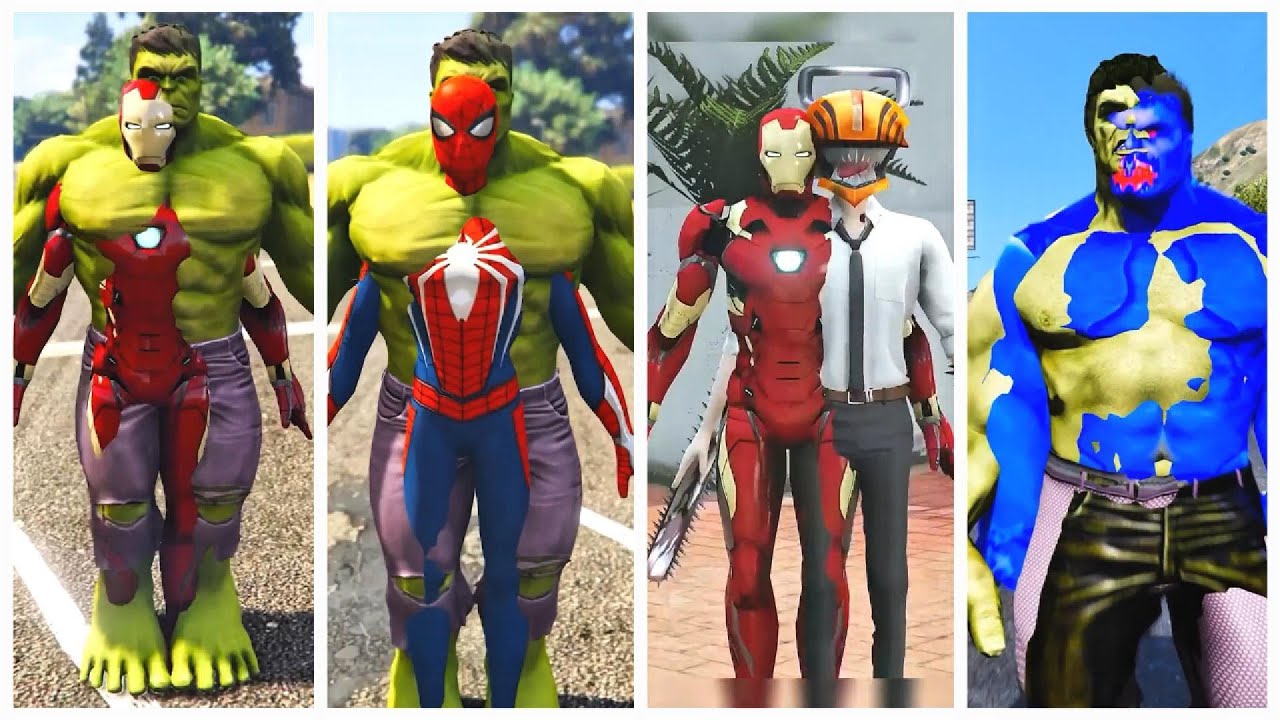 SUPERHERO MEGA BATTLE #194  MARVEL AND DC SUPERHERO BATTLE IRONMAN VS SUPERMAN VS SPIDERMAN VS HULK