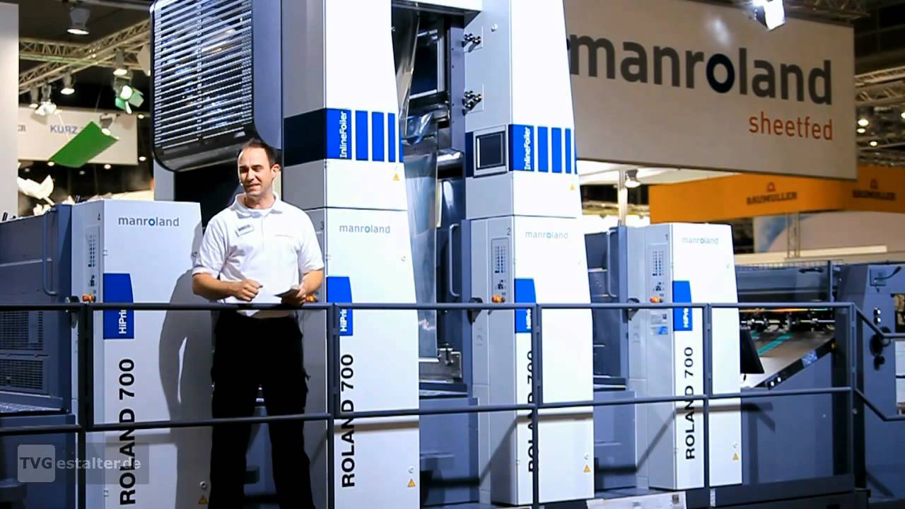 Corporate Video - Manroland sheetfed GmbH - Demo Roland 700 at Drupa 2012 - TVGestalter