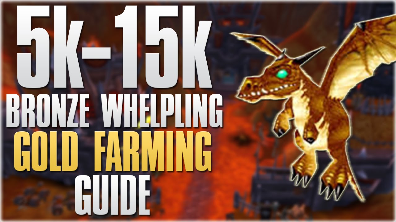 WoW Gold Farming: How To Farm Bronze Whelpling! 7.0.3 5k-15k Gold Hour Group Farming Tutorial!