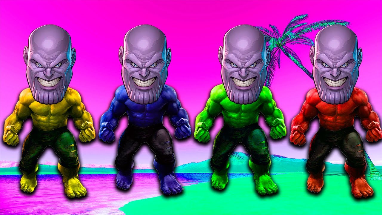 Wrong Heads Top Superheroes vs Thanos reaction | Hulk - Coffin Dance | Superheroes Puzzle