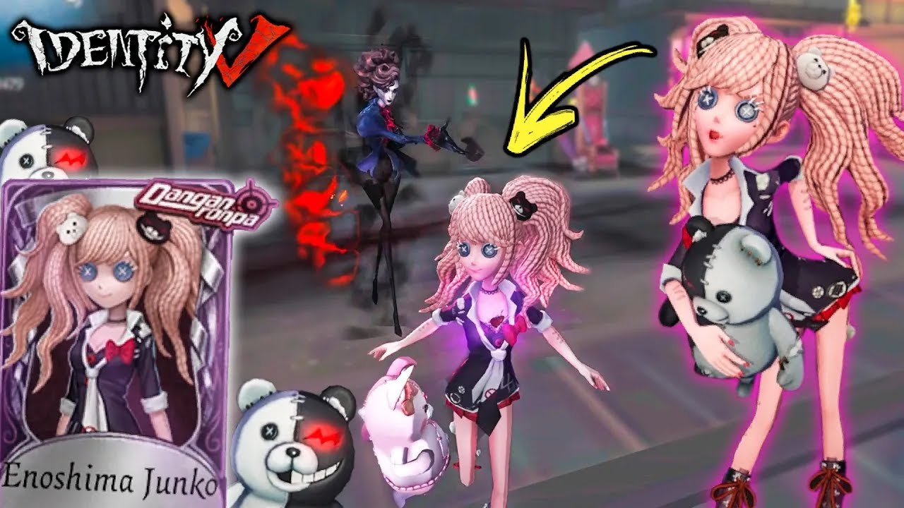 Identity V x Danganronpa V3 - Gameplay com a Skin A Barmaid "Enoshima Junko"