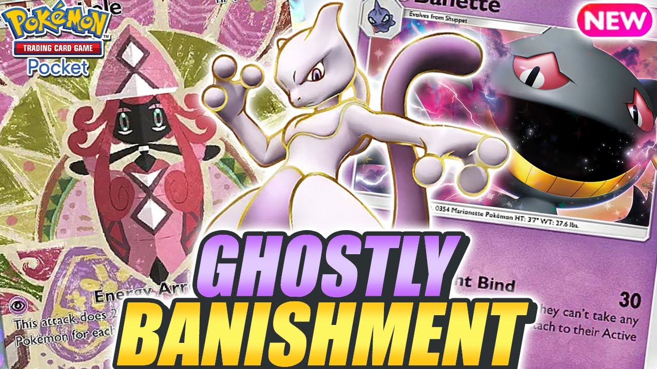 BANETTE Bans Your Opponent from Attacking ! feat. Mewtwo & Tapu Lele - Pokemon TCG Pocket