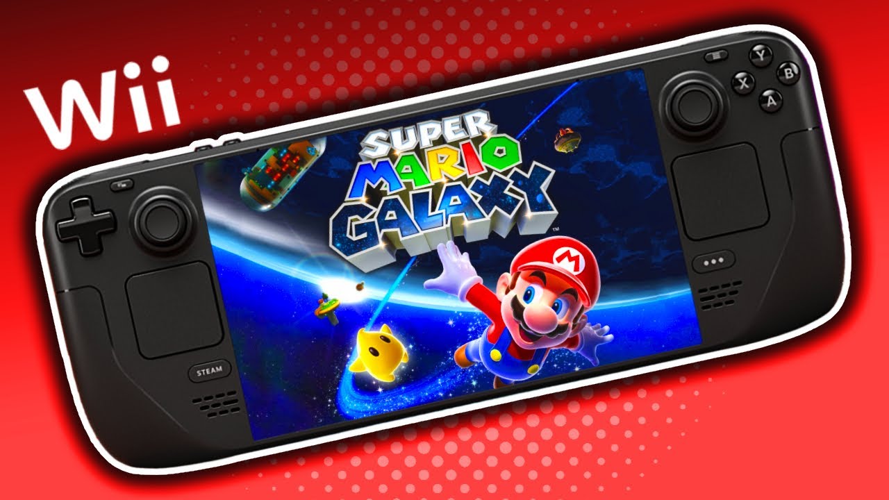 Super Mario Galaxy - Steam Deck OLED Wii Emulation