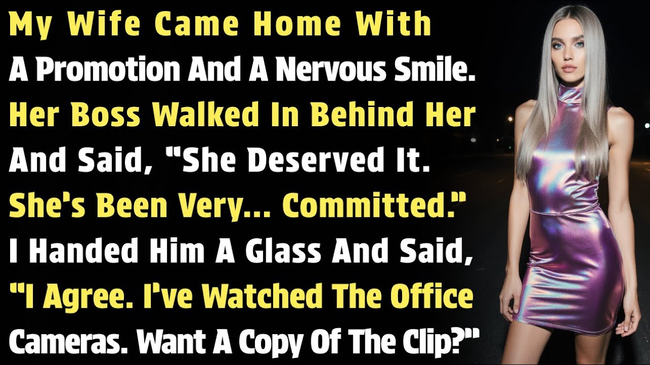 My Wife Came Home With A Promotion And A Nervous Smile. Her Boss Walked In Behind Her And Said…