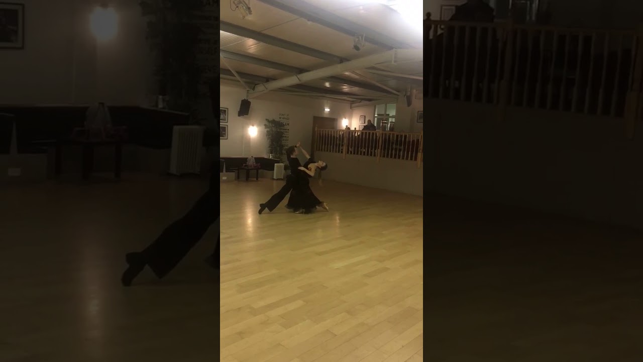 Liana Bakhtiarova and Valeriu Ursache Slow Waltz practice