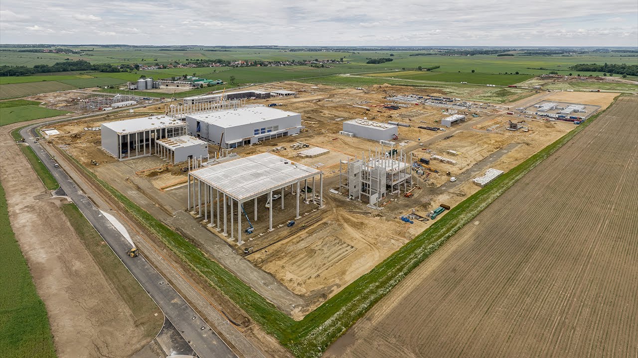 Construction of Umicore&rsquo;s cathode materials plant in Nysa, Poland