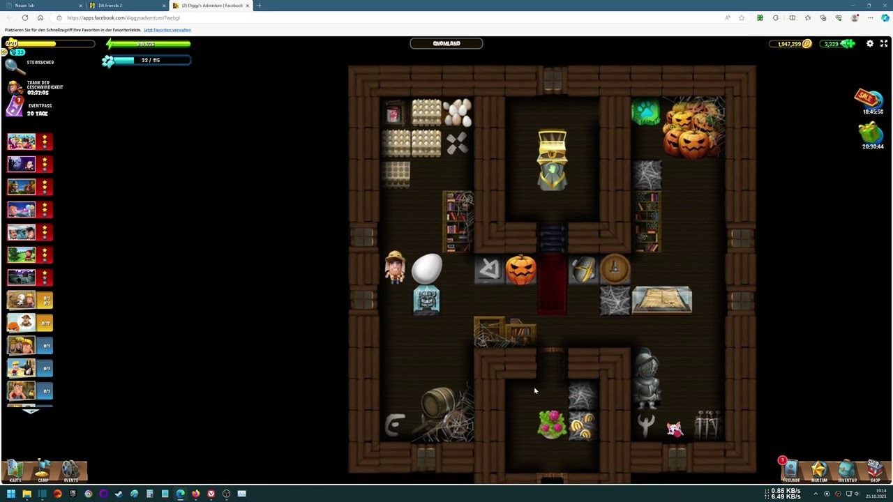 Diggy's Adventure Event: HALLOWEEN 2023 | GNOMLAND TREASURE