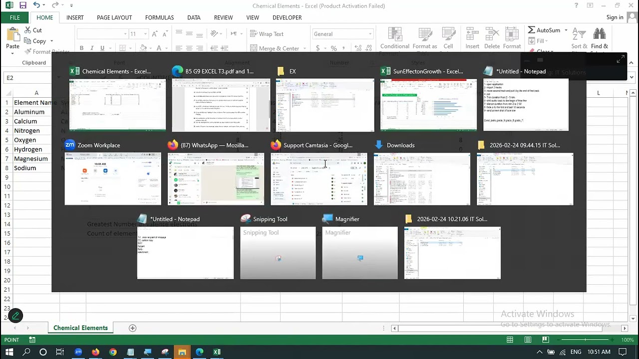 Excel_tasks grade_9 grade_8 grade_7