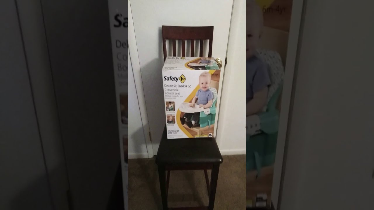 SAFETY 1ST DELUXE SIT SNACK & GO CONVERTIBLE BOOSTER SEAT REVIEW