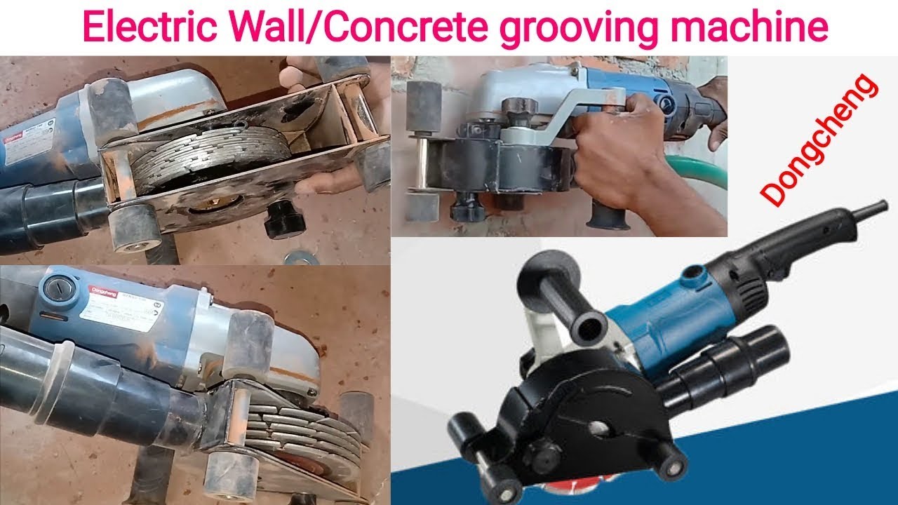 Cutting Wall/Concrete grooving machine।। wall chaser machine।। wall cutting machine