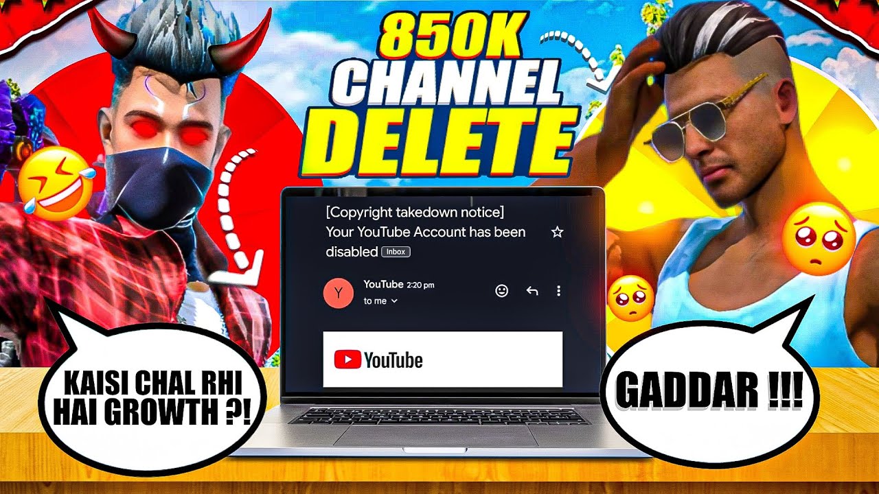 💔 My 850k Subscribers channel deleted 😭 3 copyright strike in 12 hours 🥲 #ineedjustice #needsupport
