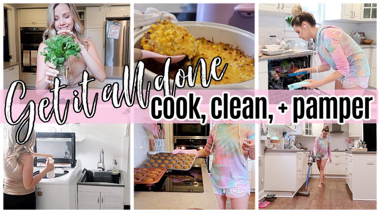 *NEW* GET IT ALL DONE // CLEANING MOTIVATION, COOKING + SELF CARE // TIFFANI BEASTON HOMEMAKING