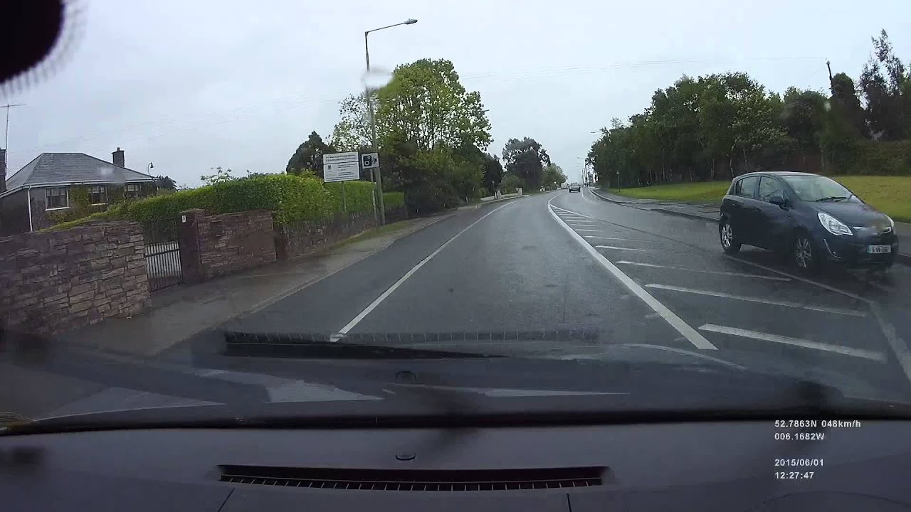 Driving through Ireland, Arklow town in County Wicklow