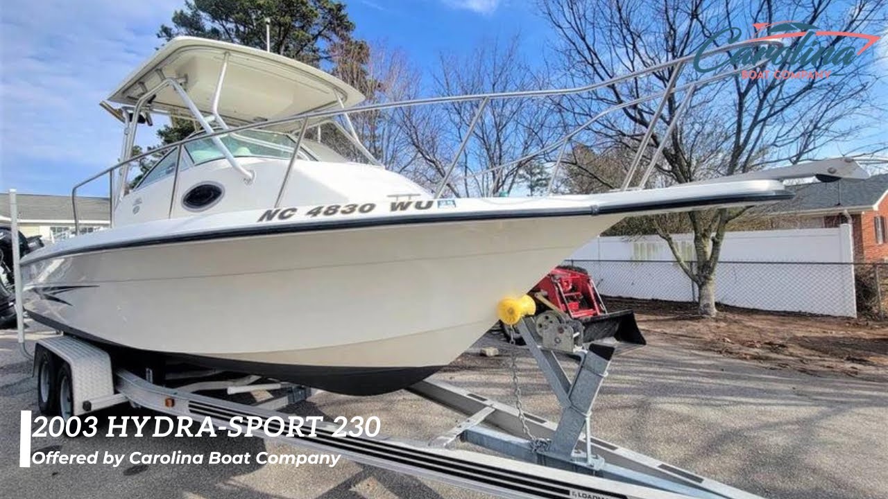 2003 Hydra-Sport 230WA Walkthrough