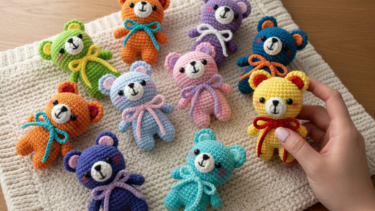 Crochet Bear Amigurumi 🐻 How To Crochet Teddy Bear ❀ Step-by-step Tutorial